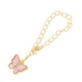 thumbnail image 5 of Unique Bargains 1 Pc Butterfly Cup Chain Charm Water Cup Pendant Pink Alloy, 5 of 5