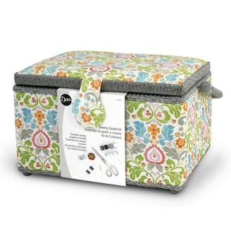 Dritz Large Sewing Basket Kit, Pink & Orange - Walmart.com