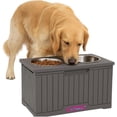 thumbnail image 1 of Comedor Elevado Q Perrón 2 en 1 para Perro Mediano y Grande, 1 of 8