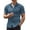 Grey Blue, variant on COOFANDY Men's Dress Shirt Short Sleeve Button Down Shirts with Pocket