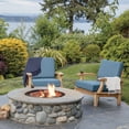 thumbnail image 6 of Classic Accessories Ravenna Water- Patio Lounge Chair/Loveseat Back Cushion, 21 x 20 x 4 Inch, Empire Blue, 6 of 16