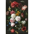 thumbnail image 3 of Vintage Apple Collection 11x14 Black Modern Framed Museum Art Print Titled - Flowers Eighteen, 3 of 5