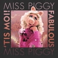 thumbnail image 2 of Women's The Muppets Miss Piggy Fabulous Graphic Tee Black Medium, 2 of 4