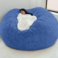 thumbnail image 2 of MXTPOV Soft Fluffy Bean Bag Chair for Adults, Lazy Chair Bean Bag Chairs with Washable Comfy Plush Cover, Ideal for Dorm, Bedroom, Living Room, Large Sofa Sack, 2 of 5