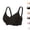 16# Black, variant on Women Jelly Bras No Underwire Scalloped Push Up Buttery Soft Tshirt Bra Seamless Full Coverage Convertible Everyday Bra Gray 38
