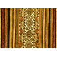 thumbnail image 1 of Ahgly Company Indoor Rectangle Abstract Yellow Modern Area Rugs, 4' x 6', 1 of 4