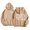 Khaki, variant on Trendfront Girls Fall Winter Hoodies Faith Vintage Letter Graphic Long Sleeve Kangaroo Pocket Loose Fit Casual Pullover Sweatshirt Tops