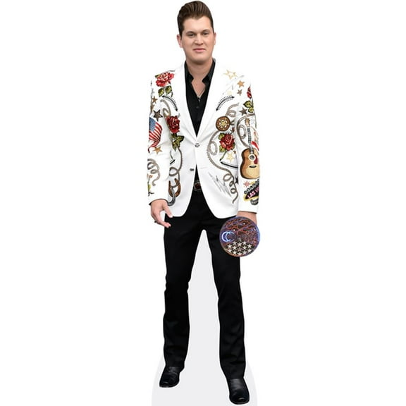 Jon Pardi (White Blazer) Mini Cardboard Cutout Standee