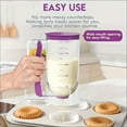 thumbnail image 2 of Batter Dispenser Handheld with Measuring Cup, Easy-Squeeze Bottle for Muffins, Cupcakes, Pancakes & Waffles Baking, 2 of 7
