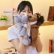 thumbnail image 5 of 35cm Cartoon Animal Hand Puppet Parent-child Game Doll Lion Elephant Pig Appease Toys Birthday Gifts For Children, 5 of 5
