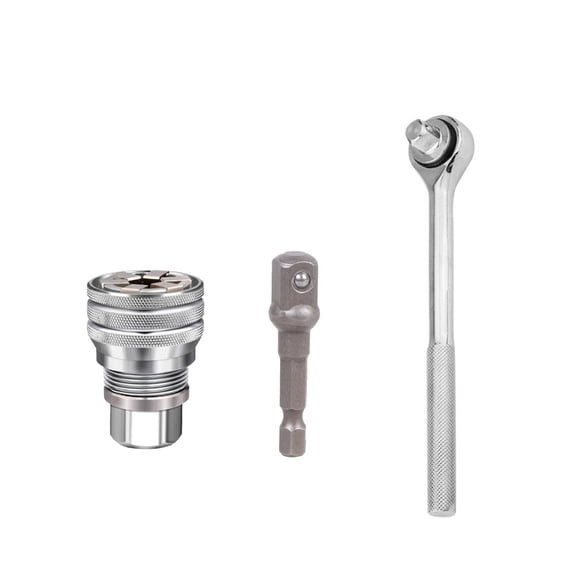 Adjustable Universal Socket Wrench, Manual Socket Wrench,Sleeve, 10mm-19mm Universal Socket Tool for 3/8" Drive