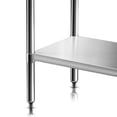 thumbnail image 6 of Resenkos Stainless Steel Work Table for Prep & Work 24 x 60 Inches Heavy Duty Table with Undershelf and Galvanized Legs for Restaurant, Home and Hotel, 6 of 8
