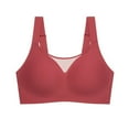thumbnail image 5 of Non Wired Bra Women‘s Padded Full Cup Bra Without Underwire With Padding Seamless Bustier Bralette Breathable Soft, 5 of 5
