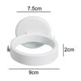 thumbnail image 2 of Hair Dryer Holder Wall Mount Hair Dryer Handing Rack Organizer For Hair Blower, 2 of 5