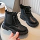 thumbnail image 5 of Zapatos para niñas,Botas para niñas,Zapatos de cuero falso tamaño 13.5 niñas, 5 of 9