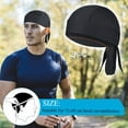 thumbnail image 5 of 4 Pieces Skull Cap Helmet Liner Beanie, Cooling Mesh Cycling Running Hat for Men Women, Fits Under Helmets, 5 of 7
