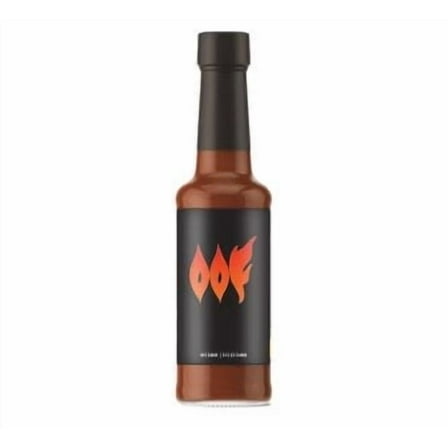 OOF Hot Sauce, Ghost Peppers, Peri Peri Peppers, Cayenne Peppers, 0 Calories, Fat Free, No Sodium