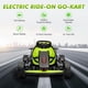 thumbnail image 5 of GARVEE Kids Drift Gokart Batería de 24V 7AH, 2 Motores de 150W, Juguete Ride On, Verde y Negro, 5 of 8