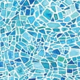 thumbnail image 1 of Home Decor Line CR-68415 Blue Mosaic Premium Window Film, 1 of 5