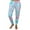 Terry Fabric Tie Dye Aqua Lilac White, variant on Just Love Loop Terry Tie Dye Jogger Pants for Women (Black, Small)