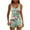 Green jumpsuits for women, variant on Wycnly Womens Jumpsuits Workout Sports Fashion Hollow out One Piece Strap Jumpsuits Trendy Gradient Print Square Neck Sleeveless Short Rompers for Women