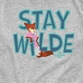 thumbnail image 3 of Zootopia 2 - Nick The Fox Stay Wilde - Youth Short Sleeve Graphic T-Shirt, 3 of 5