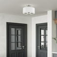 thumbnail image 4 of Livex Lighting - Brookdale - 3 Light Semi-Flush Mount In Transitional Style-11, 4 of 8