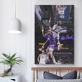 thumbnail image 5 of Anthony Edwards Dunk Autograph Canvas Poster Wall Art Poster Scroll Canvas Painting Picture Living Room Decor Home 24x36inch(60x90cm), 5 of 6