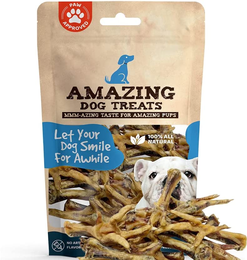 Amazing Dog Treats Chicken Feet Grade A Chicken Feet Made in USA