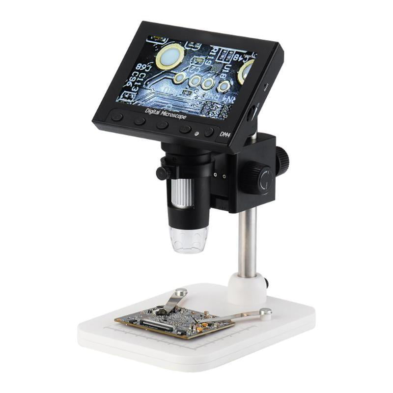 12MP 7 Inch Microscope Digital Microscope 2000X Magnifying Microscope with 11 LED Lights for Circuit Board Repairing Industrial Microscope
