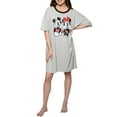 thumbnail image 4 of Disney Womens Sleep Shirt Mickey Minnie Mouse One Size Nightgown Pajamas, 4 of 6