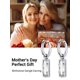 thumbnail image 4 of Pendientes colgantes Huggie PROSTEEL de Acero Inoxidable para mujeres y niñas con diamante Cristal, 4 of 8