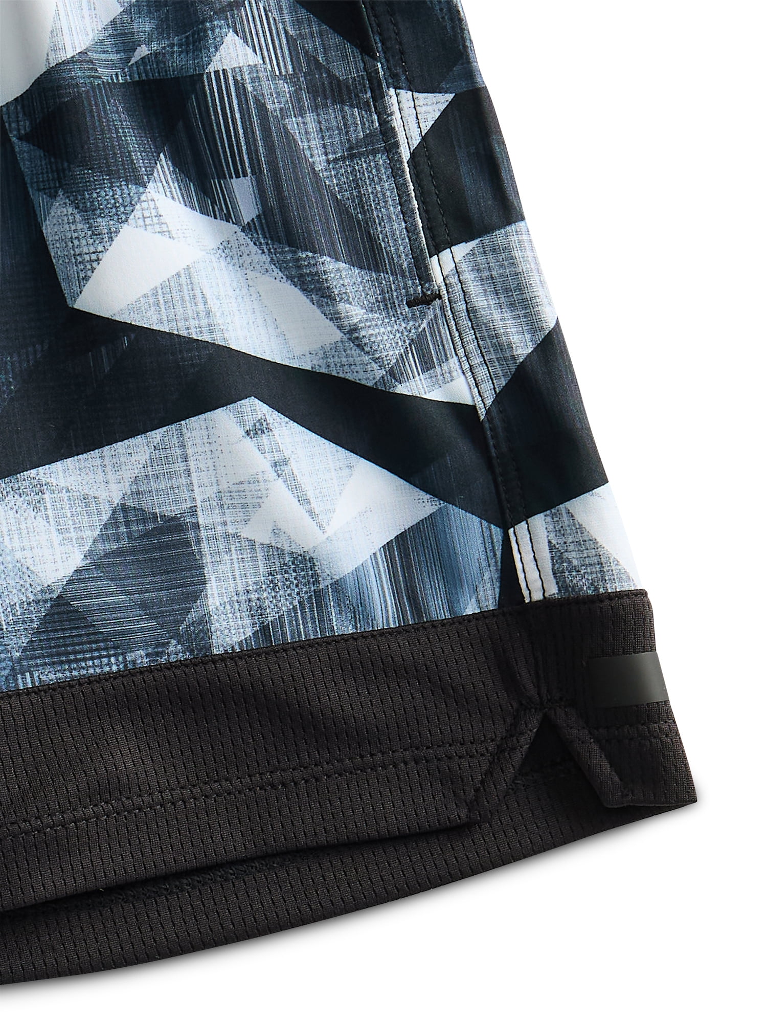 Athletic Works Boys' Print Performance Shorts, Sizes 4-18 & Husky