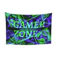 thumbnail image 7 of DouZhe Gaming Gamer Zone Tapestry Modern Wall Hanging Tapestries Dorm Room Home Decor, 60" x 40", 7 of 7