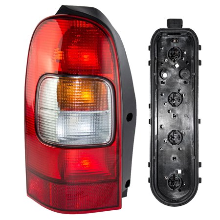Circuit Card Assembly - Drivers Taillight Taillamp Lens with Circuit Board Assembly Replacement for Chevrolet Oldsmobile Pontiac Van 10353279 12335926