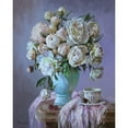 thumbnail image 3 of Rogozina, Svetlana 20x24 Black Modern Framed Museum Art Print Titled - Bouquet in a blue Vase, 3 of 5