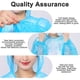 thumbnail image 3 of 5 ponchos de lluvia para adultos: impermeable desechable grueso transparente impermeable con capucha y mangas elásticas para hombres y mujeres, 3 of 5