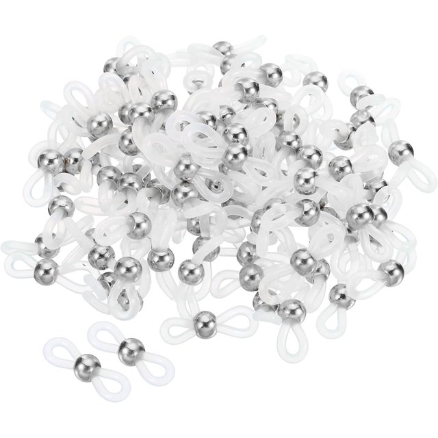 Huggegwe Chaîne de Lunettes Connecteur, Pack Support de Sangle Antidérapant Réglable Boucle de Chaîne pour Lunettes de Soleil Femmes Hommes CJB91-14881