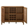 thumbnail image 2 of Modway Render Particleboard and Laminate Bar Cabinet in Walnut, 2 of 8
