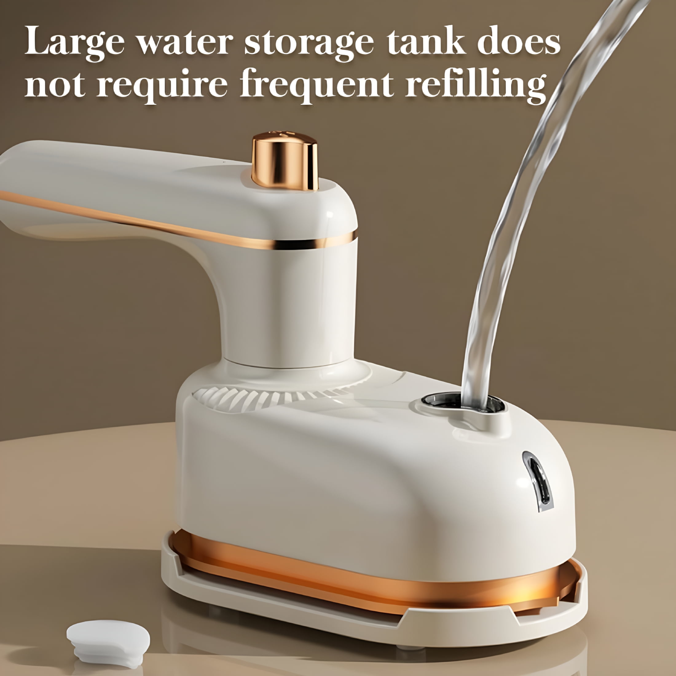 HIBIBUD 2026 New Portable Steam Iron,2-In-1 Steamer and Iron,2.5S Fast Heat-Up Travel Garment Steamer with 1000W Power,180° Swivel Handle,White,Mini Iron for College Dorm Home (White)