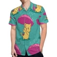 thumbnail image 4 of High Quality Hawaiian Shirts for Men Short Sleeve Aloha Beach Shirt Floral Summer Casual Button Down Shirts Blouses B7F2VA, 4 of 7