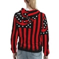 thumbnail image 7 of Kdxio Nautical American Flag Print Womens Oversized Hoodies Sweatshirts Hooded Pullover Tops Sweaters Casual-Medium, 7 of 7