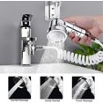 thumbnail image 3 of Basin Handheld Shower Kit, Bathroom Faucet Hand Held Shower Head Sink Hose Sprayer Attachment With 3 Spray Modes For Hair Washing Bathroom Utility Roo, 3 of 5