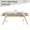 thumbnail image 2 of 1500 Pcs Wooden Folding Puzzle Table , 34" x 26" Jigsaw Wooden Puzzle Board with 4 Sliding Drawers and Puzzle Cover Jigsaw Puzzle Table for Adults Birthday Gift for Family, 2 of 8
