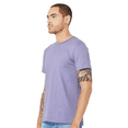 thumbnail image 4 of Bella Canvas Men's Jersey T-Shirt, CVC Short Sleeve Crewneck Heather Dark Lavender Tee, L, 4 of 5
