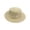 B101#Beige, variant on Wide Brim Hat Summer Straw Boater Hat Women Men Wide Brim Sun cover Beach Cap Foldable Fedora Style Travel Panama Boonie Hat
