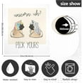 thumbnail image 4 of Front Dishwasher Magnet Sticker Cover Decorative Appliances Stickers Pug Dog Unicorn Cartoon Refrigerator Skins Dishwasher Panel Decals, 4 of 6