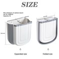 thumbnail image 3 of Cubo de basura de cocina colgante plegable Aimkeoulee 9L (gris), 3 of 7