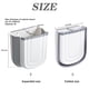 thumbnail image 3 of Cubo de basura de cocina colgante plegable Aimkeoulee 9L (gris), 3 of 7