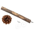 thumbnail image 2 of Natural Perch Bird Stand Pole, Bird Stand Perch Chewable Exercise Cage Accessories Easy To Grasp  For Cockatiels For Conures 20cm / 7.9in Stand Pole Length, 2 of 8